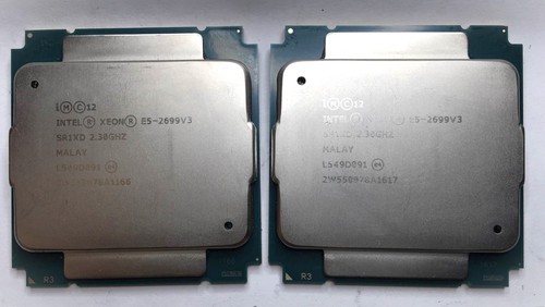 Pair intel xeon 2699 - e5-2699, v3